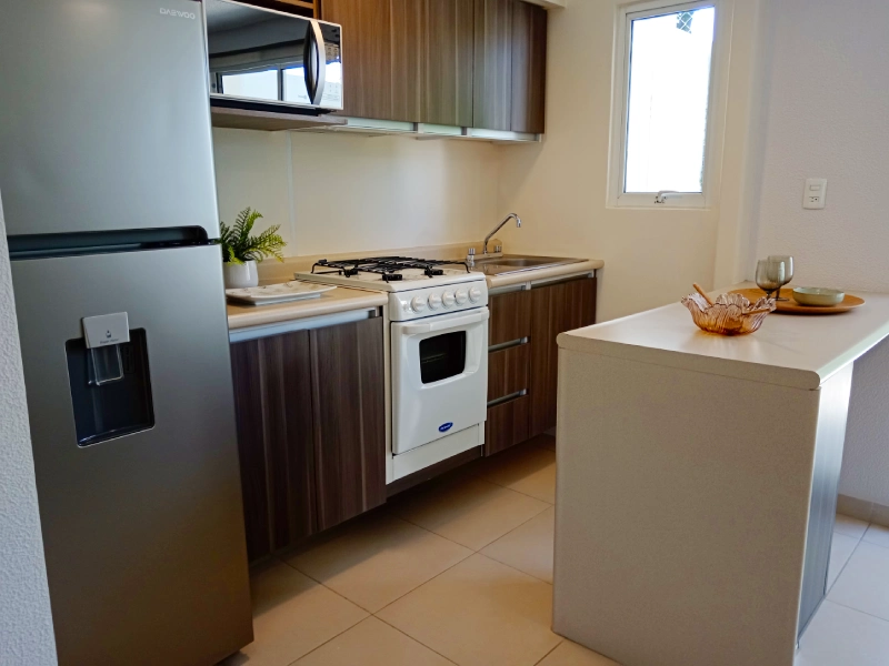 casas sadasi cocina modelo laurel de 2 recamaras